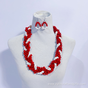 Handmade Lopa W/2-strand Nasa Shell Necklace